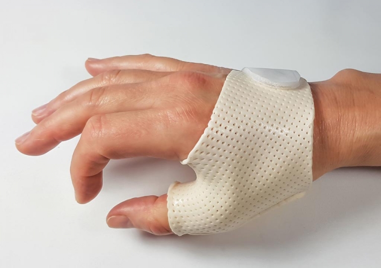 Daumen-lagerungsschiene